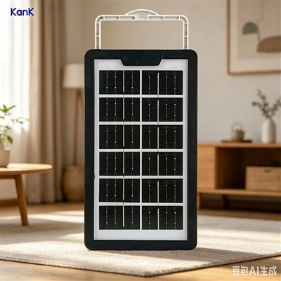 Комплект слънчеви панели с двойна функция Осветление и зареждане 4800mAh батерия 5W задна LED лампа 2 бр. 4W квадратни светлини